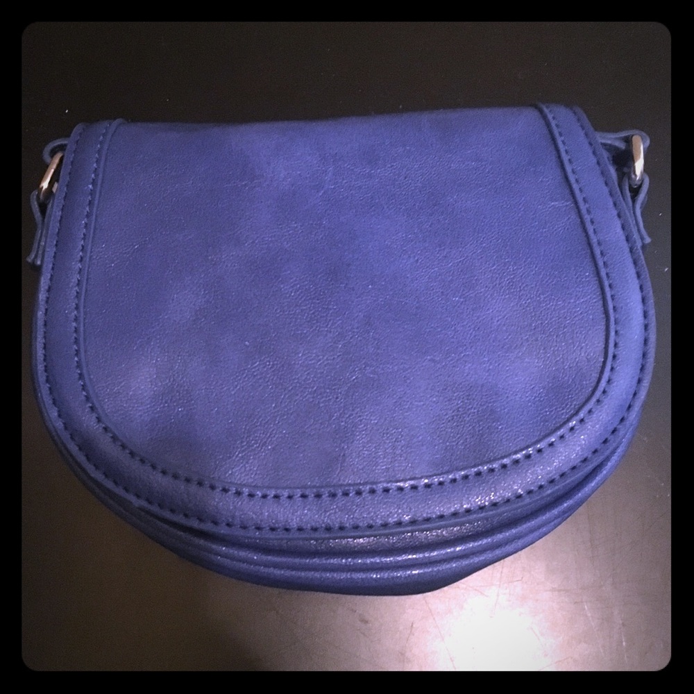 Blue BCBG crossbody purse